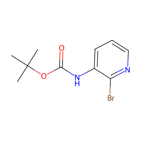 Tert-Butyl 2-Bromopyridin-3-Ylcarbamate结构图