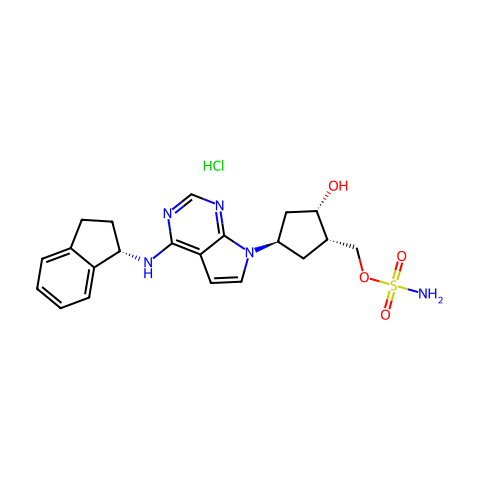 MLN4924 (hydrochloride)结构图