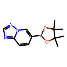 6-(4,4,5,5-tetramethyl-1,3,2-dioxaborolan-2-yl)-[1,2,4]triazolo[1,5-a]pyridine结构图