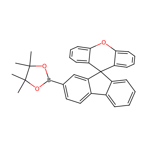 4，4，5，5-四甲基-2-(螺[芴-9，9'-氧杂蒽]-2-基)-1，3，2-二氧硼杂环戊烷结构图