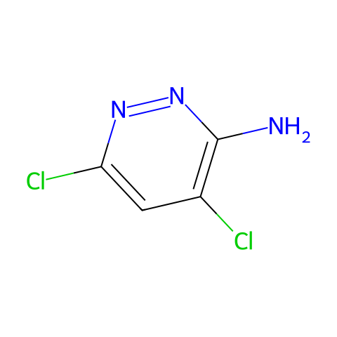 4,6-dichloropyridazin-3-amine结构图