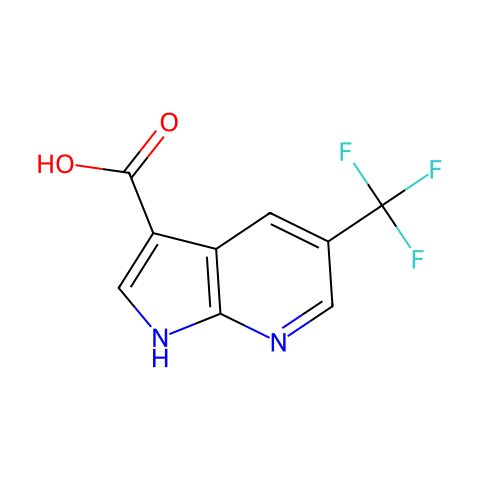 5-(TrifluoroMethyl)-7-azaindole-3-carboxylic acid结构图