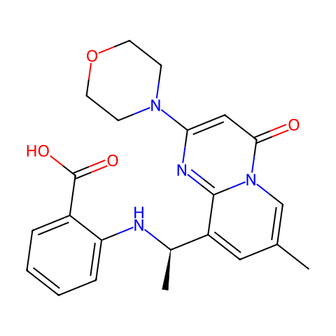 AZD6482,PI3-Kβ抑制剂结构图