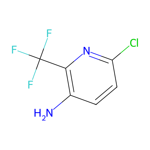 6-chloro-2-(trifluoromethyl)pyridin-3-amine结构图