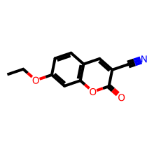 7-Ethoxycoumarin-3-carbonitrile结构图