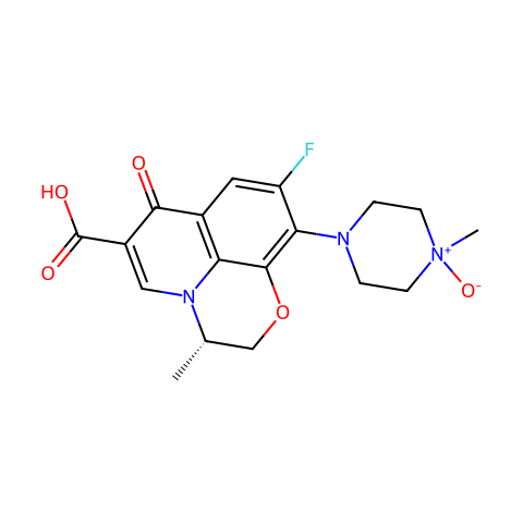 左氧氟沙星杂质C结构图