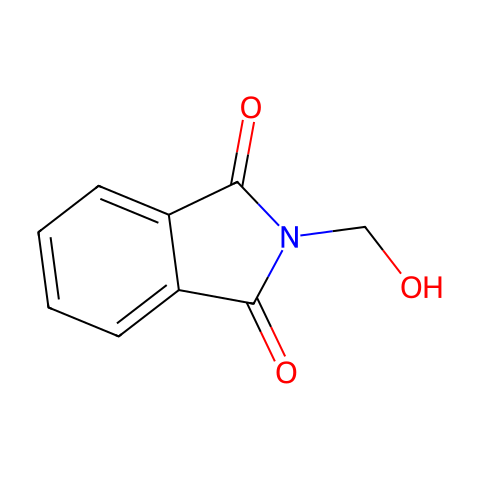 N-(羟甲基)邻苯二甲酰亚胺结构图