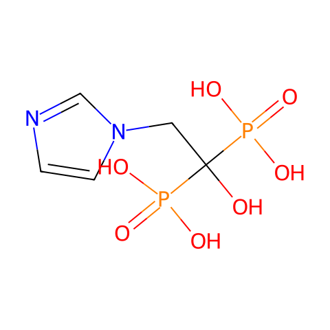 Zoledronic Acid结构图