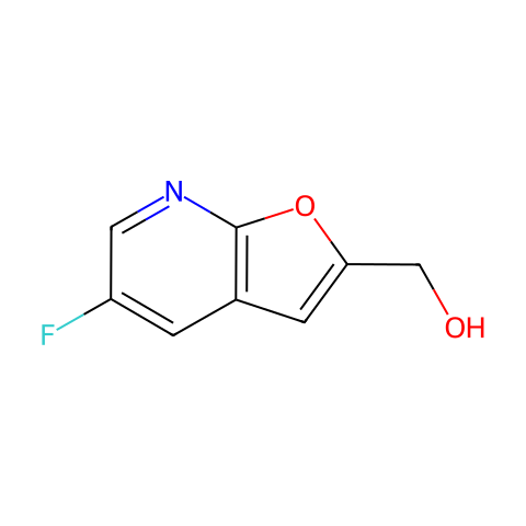 (5-Fluorofuro[2,3-b]pyridin-2-yl)methanol结构图