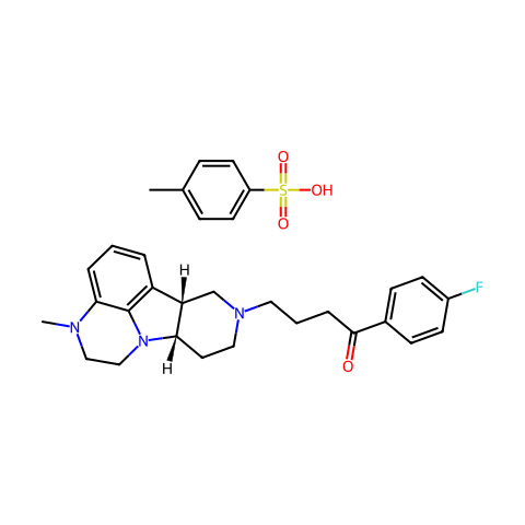 lumateperone (Tosylate)结构图