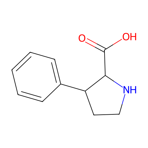 3-苯基-L-脯氨酸结构图