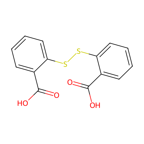 2, 2’-二硫代二苯甲酸（DTSA）结构图