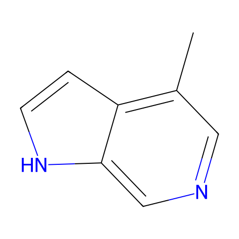 4-甲基-1H-吡咯[2,3-C]吡啶盐酸盐结构图