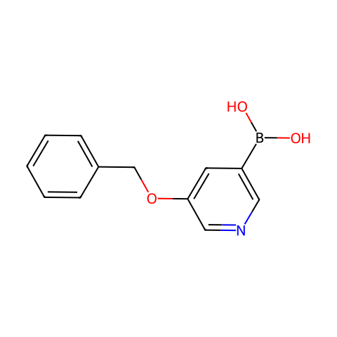 (5-(Benzyloxy)pyridin-3-yl)boronic acid结构图