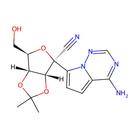 Remdesivir O-desphosphate acetonide impurity结构图