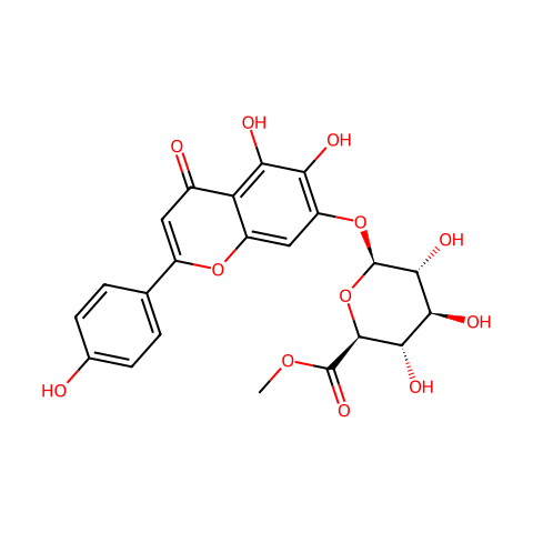 灯盏花乙素甲酯结构图