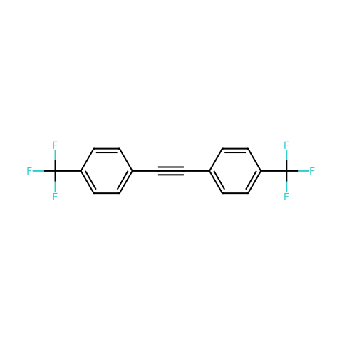 1,1'-(1,2-乙炔二基)双[4-(三氟甲基)苯]结构图