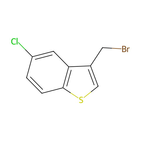 3-溴甲基-5-氯苯并噻吩结构图