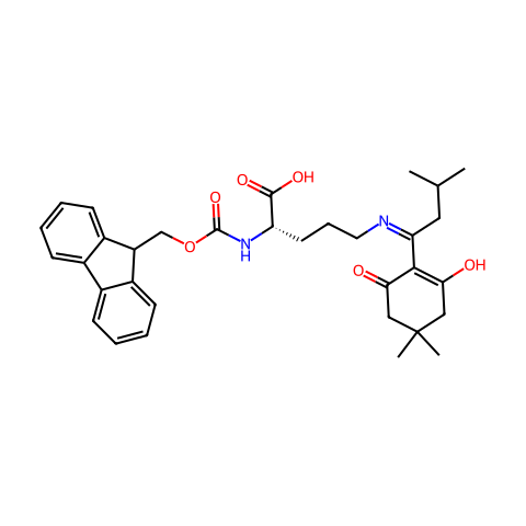 FMOC-ORN(IVDDE)-OH结构图