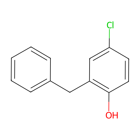 4-氯-2-苄基苯酚结构图