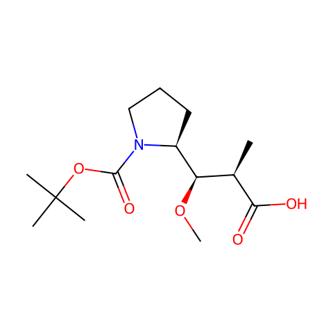 (2R,3R)-BOC-dolaproine结构图