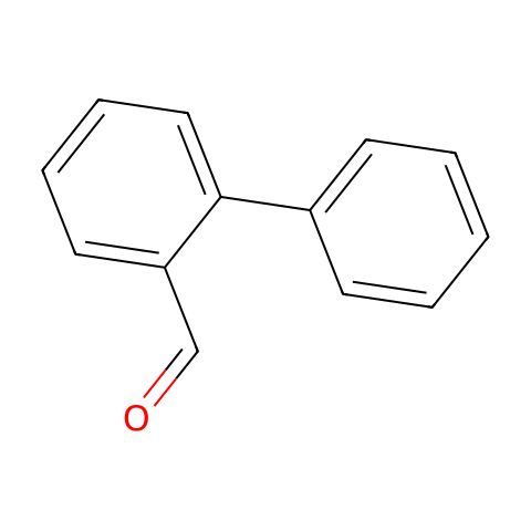 联苯-2-甲醛结构图