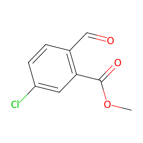 methyl 5-chloro-2-formylbenzoate结构图