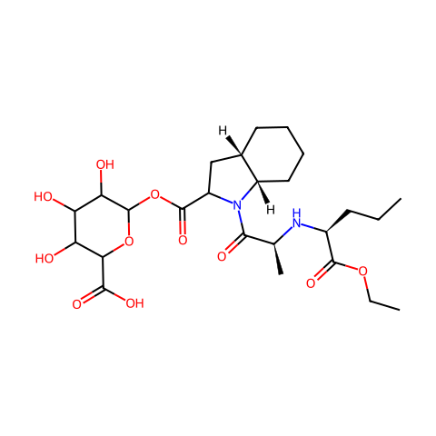 培哚普利酰基-Β-D-葡糖苷酸结构图