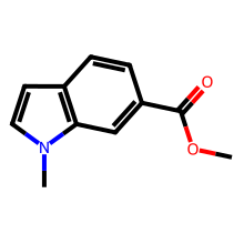 N-Methylindole-6-carboxylic acid methyl ester结构图