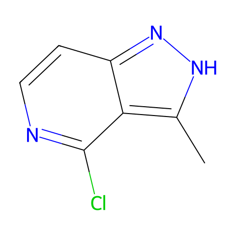 4-氯-3-甲基-1H-吡唑并[4,3-C]吡啶结构图