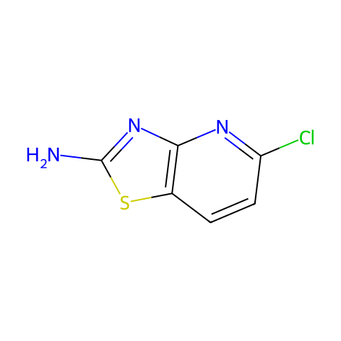 5-氯噻唑并[4,5-B]吡啶-2-胺结构图