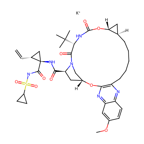 MK-5172 (potassium salt)结构图