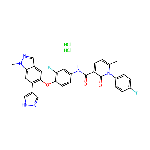 LY2801653 (dihydrochloride)结构图