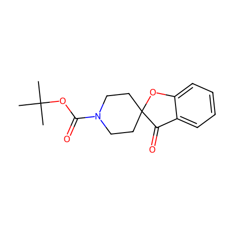 tert-butyl 3-oxospiro[benzofuran-2,4-piperidine]-1-carboxylate结构图