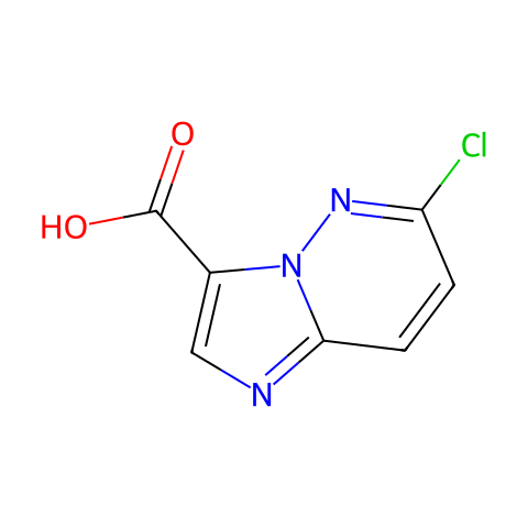 6 - 氯咪唑并[1,2-B]哒嗪-3 - 羧酸结构图