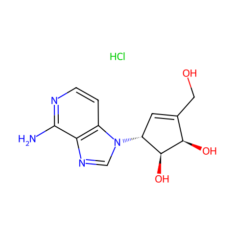 3-Deazaneplanocin A Hydrochloride结构图