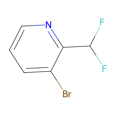 3-溴-2-(二氟甲基)吡啶结构图