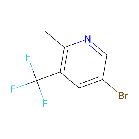 5-溴-2-甲基-3-(三氟甲基)吡啶结构图
