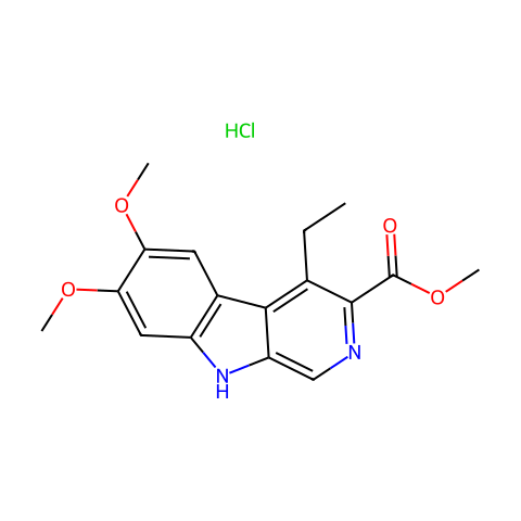 DMCM (hydrochloride)结构图