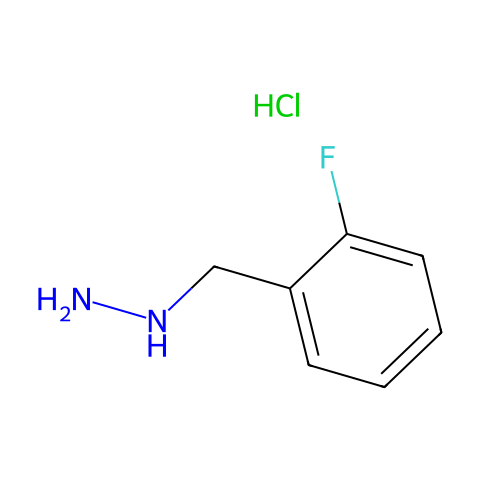 2-氟苄肼盐酸盐结构图