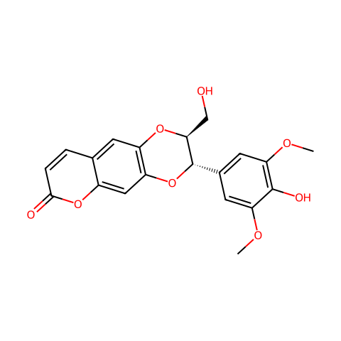 Moluccanin 分子结构图