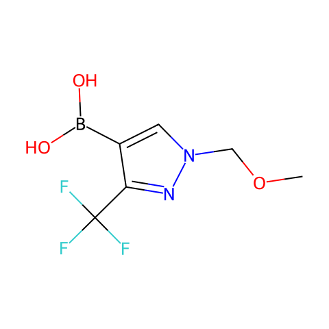 1-(METHOXYMETHYL)-3-(TRIFLUOROMETHYL)PYRAZOLE-4-BORONIC ACID结构图