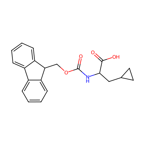 N-FMOC-RS-环丙基丙氨酸结构图
