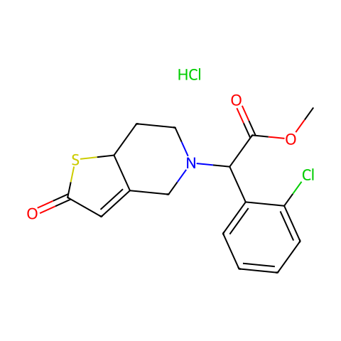 2-羰基氯吡格雷盐酸(异构体混合物)结构图