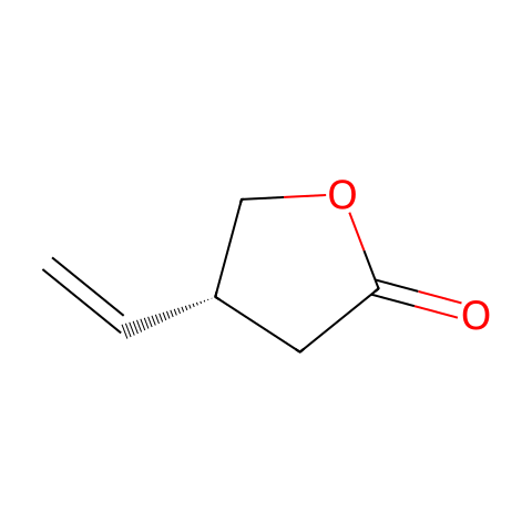 (R)-4-vinyl-dihydrofuran-2(3H)-one结构图