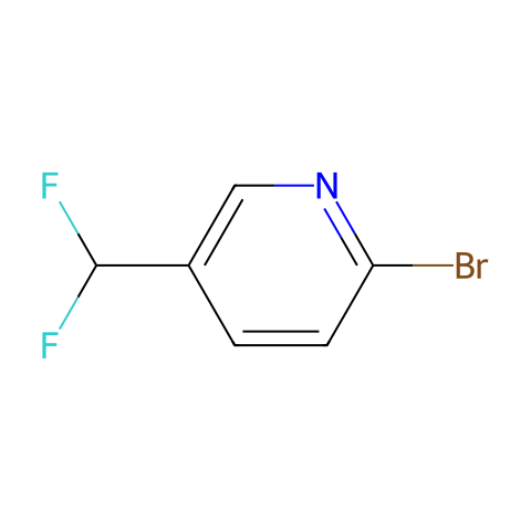 2-溴-5-(二氟甲基)吡啶结构图