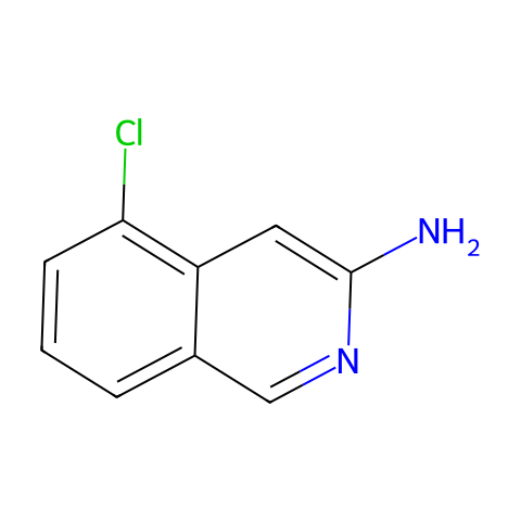 5-Chloroisoquinolin-3-amine结构图