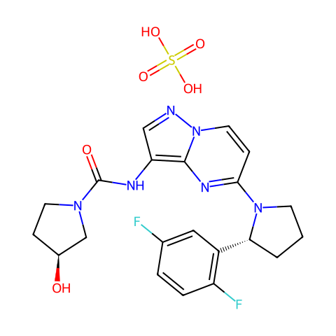 LOXO-101 (sulfate)结构图