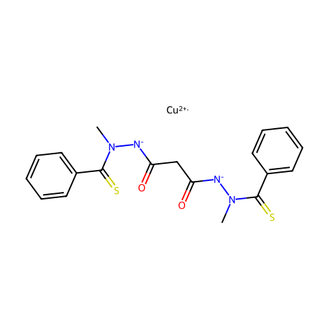Cu(II)-Elesclomol结构图