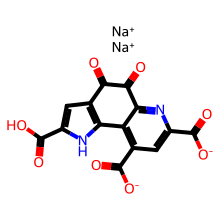 Pyrroloquinoline Quinone Disodium Salt结构图